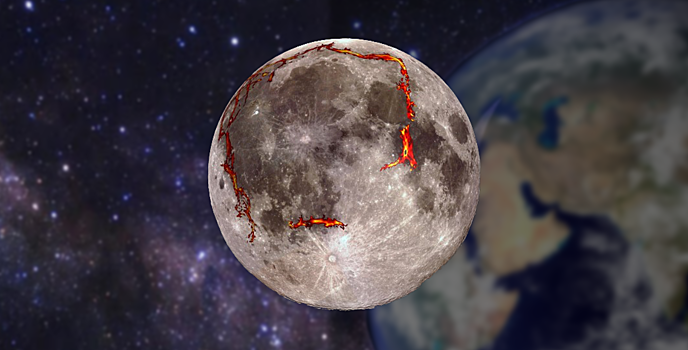 Когда и почему на Луне перестали извергаться вулканы