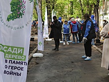 Звездный состав акции «Сад памяти» посадил деревья в Москве