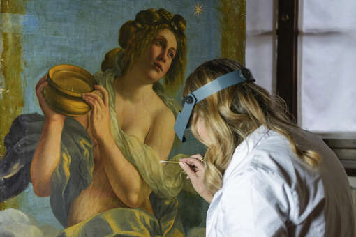 В Италии начали восстановление подвергшейся цензуре картины «Аллегория склонения» Джентилески