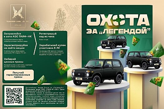ООО "ТАИФ-НК АЗС" разыграло первый автомобиль!