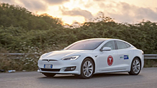 Tesla Model S 100D проехала более тысячи километров без подзарядки