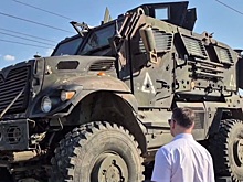 В Калугу привезли трофеи из зоны СВО