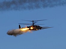 Экипаж Ка-52М уничтожил личный состав ВСУ в Курской области