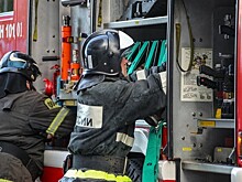 Пожарные потушили склад в Реутове