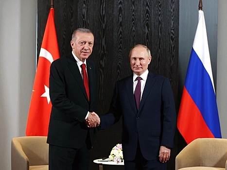 Путин встретился с&nbsp;Эрдоганом на&nbsp;саммите БРИКС