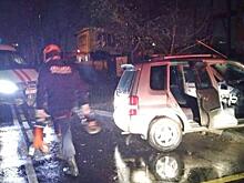 В Комсомольске пьяный водитель снес забор, киоск, остановку и пешехода