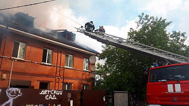 Пожар в детском саду в Екатеринбурге ликвидирован