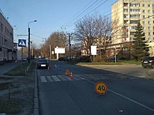 В Калининграде Mazda на "зебре" сбила пенсионерку