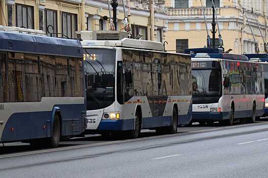 В Воронеже приостановили работу троллейбусного маршрута № 11