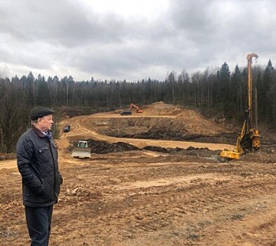 Анатолий Артамонов проверил строительство Северного обхода Калуги