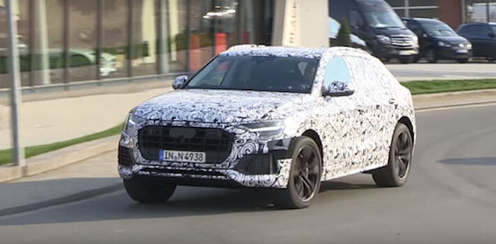 Новый кроссовер Audi Q8 сфотографировали на Нюрбургринге