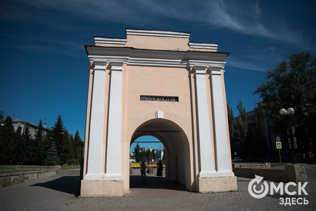 Тарские ворота омской крепости