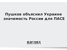 Пушков объяснил Украине значимость России для ПАСЕ