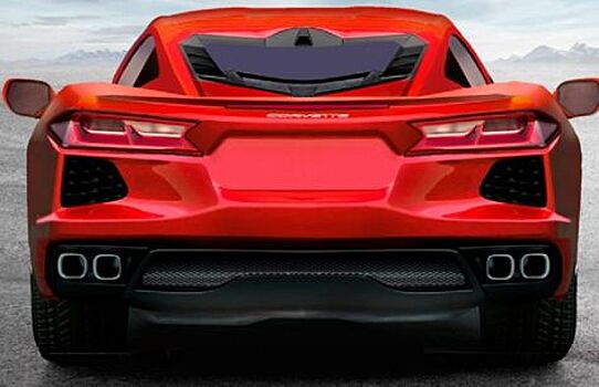 В Сети появился рендер кроссовера Corvette C8