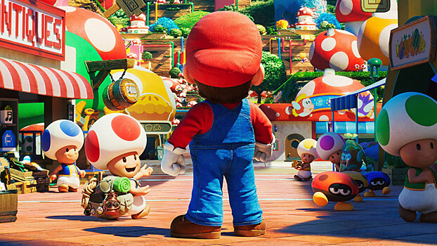 Водопроводчик и говорящие грибы в отрывке «Супербратьев Марио»