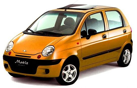 На рынке автомобилей сегмента «А» лидирует Daewoo Matiz