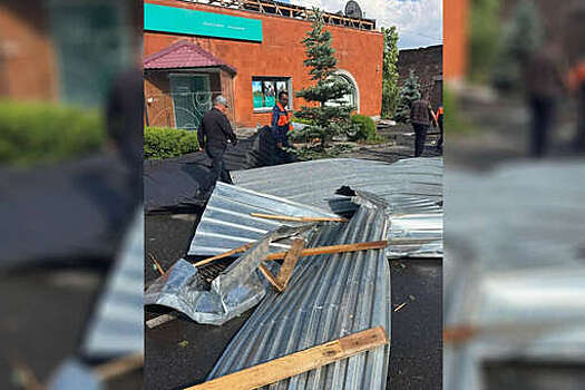 В армянском Апаране четыре человека пострадали от ветра