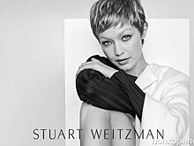Джиджи Хадид примерила образ легендарной супермодели Твигги в рекламе Stuart Weitzman