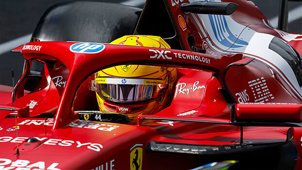 Льюис Хэмилтон добился первого успеха за рулём машины Ferrari в Ф-1