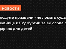 В Госдуме призвали «не ломать судьбу» чиновнице из Удмуртии за ее слова о подарках для детей