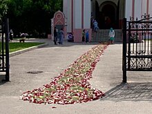 Пензенцы отметили день Петра и Павла службой и хождением по цветам