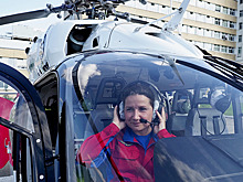 Санитарный вертолет МАЦ впервые заступил на дежурство при детской больнице им. З.Башляевой