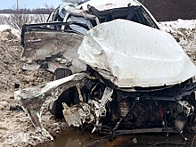 В Нижнеломовском районе столкнулись «Toyota Camry» и «КамАЗ», два человека погибли