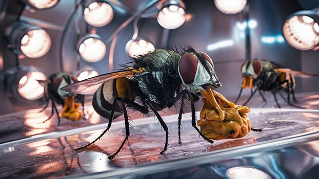 Алкоголь сделал самцов плодовых мушек привлекательнее для самок