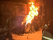 В Волгодонске загорелись автобусы