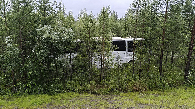 Между Губкинским и Муравленко автобус с вахтовиками вылетел в кювет