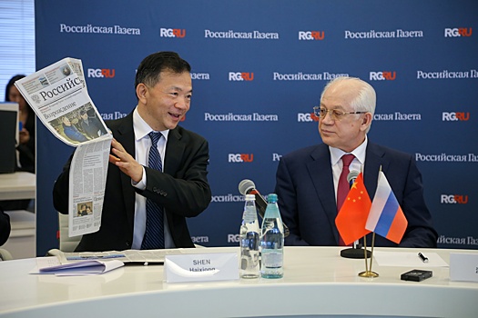 Глава Медиакорпорации Китая побывал в редакции "Российской газеты"