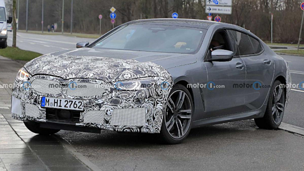 Обнародовано фото обновлённого купе BMW 8 Series Gran Coupe