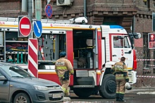 Крупный пожар произошел в Москве в районе Перово