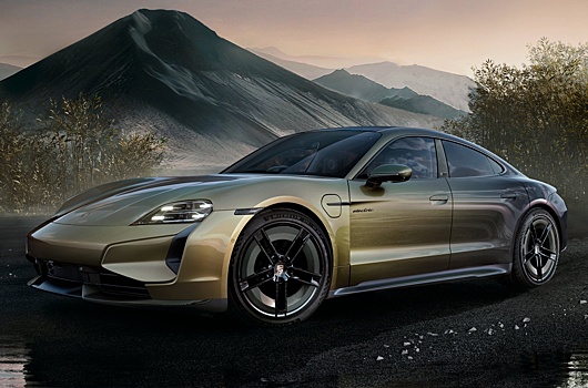 Porsche Taycan Turbo S получил уникальный цвет кузова, который разрабатывали год