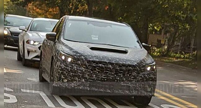 Новый Subaru WRX попался журналистам во время тестов