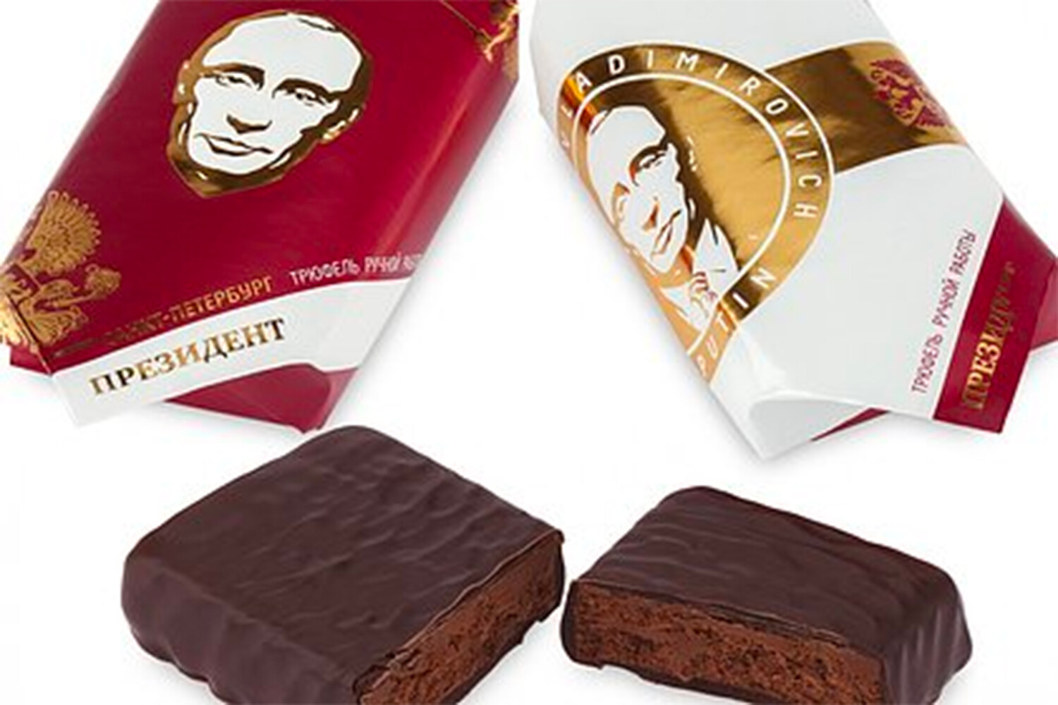 В соцсетях нашли конфеты с изображением Путина за пять тысяч рублей