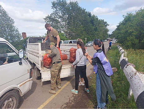 В Благовещенске завершился сбор вещей для подтопленцев