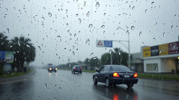 Автоэксперт Ладушкин перечислил правила поведения за рулём во время ливня