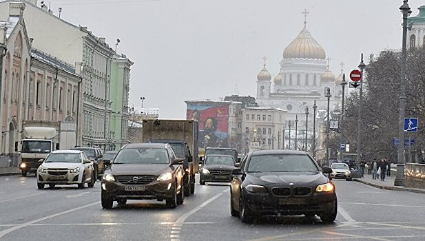 В Москве скорость движения машин выросла на 16%
