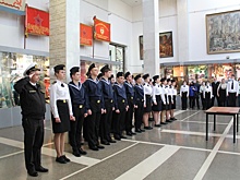 Церемония принятия торжественной клятвы Курсанта Академии водного транспорта РУТ (МИИТ) учащимися Колледжа АВТ