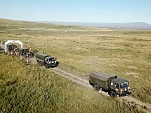 Пыль, ухабы и бездорожье: в Туве состоялся финал командной гонки «Военного ралли»