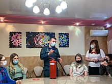 Подростки клуба «Start» из Бутова задумались о работе спасателя после встречи с сотрудником МЧС