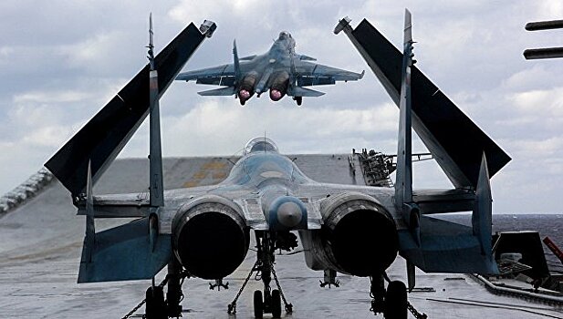 ВМФ впервые задействовал Су-33 и МиГ-29К в боевой операции в Сирии