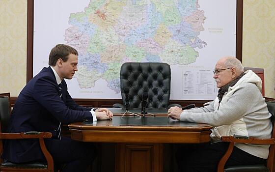 Рязанский губернатор Малков встретился с Никитой Михалковым