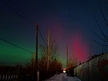 Жители Переволоцкого района могли наблюдать Северное сияние