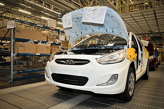 В Казахстане снова запустили производство седана Hyundai Solaris из российских комплектующих