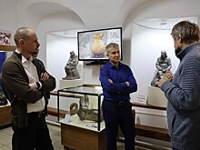 Александр Чепик и Артём Демидов посетили Курский музей археологии