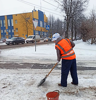 Дорожные службы в Калининградской области работают в усиленном режиме