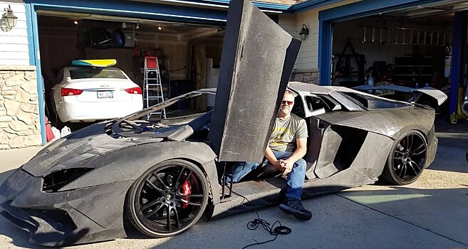 Фанаты Lamborghini напечатали на 3D-принтере реальный Aventador
