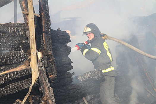 Пожилого инвалида спасли из горящего дома в Верх-Туле